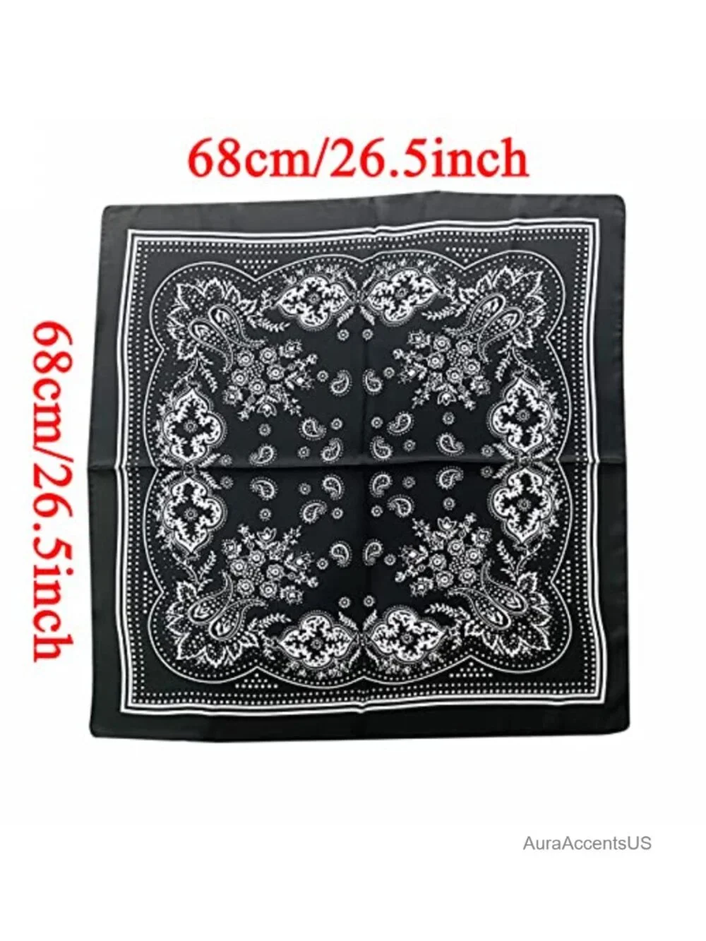 4pcs Silk Feeling Satin Square Scarf Neck Hair Wrap Bandana